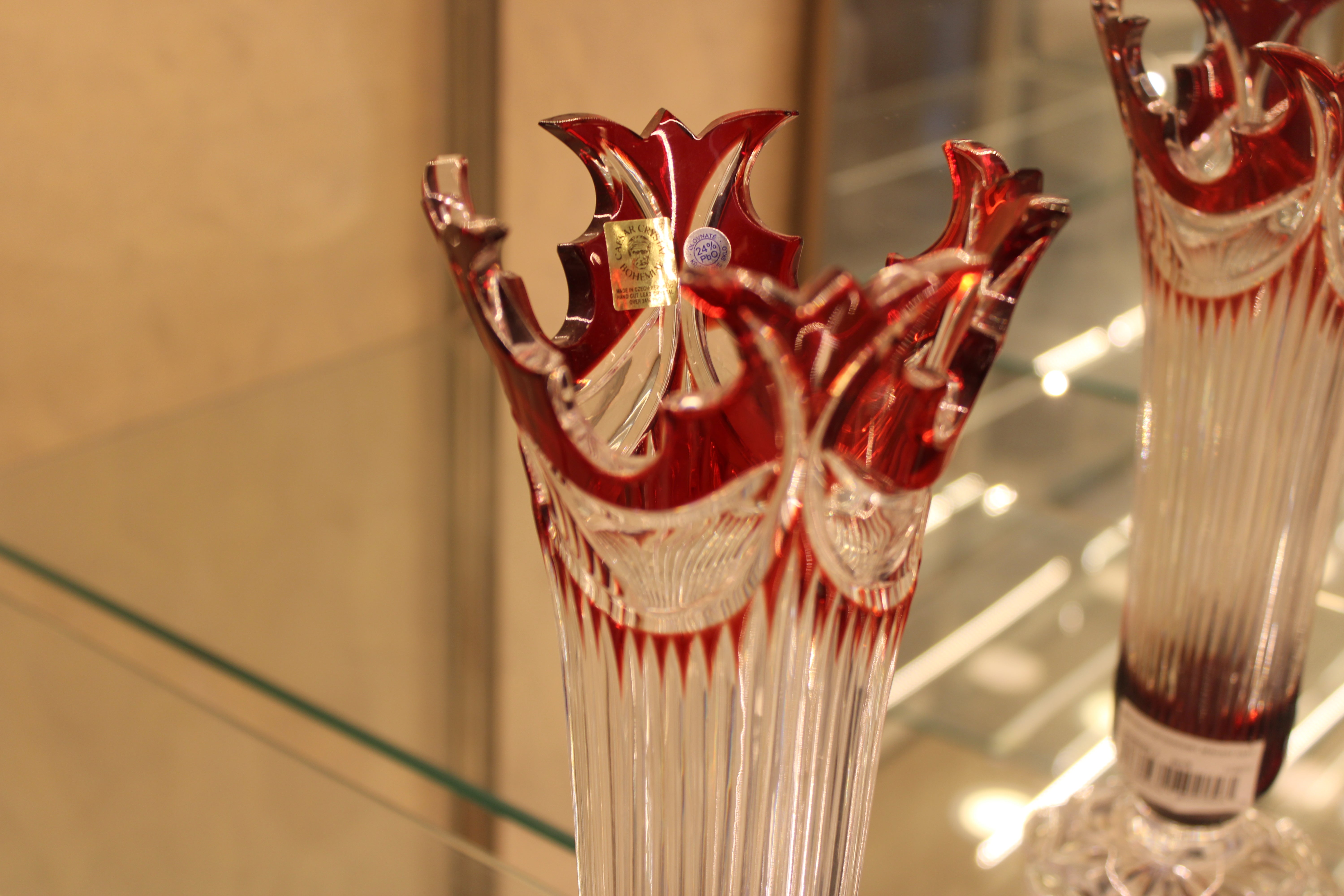 VAZA DIADEM - 280mm - Ruby