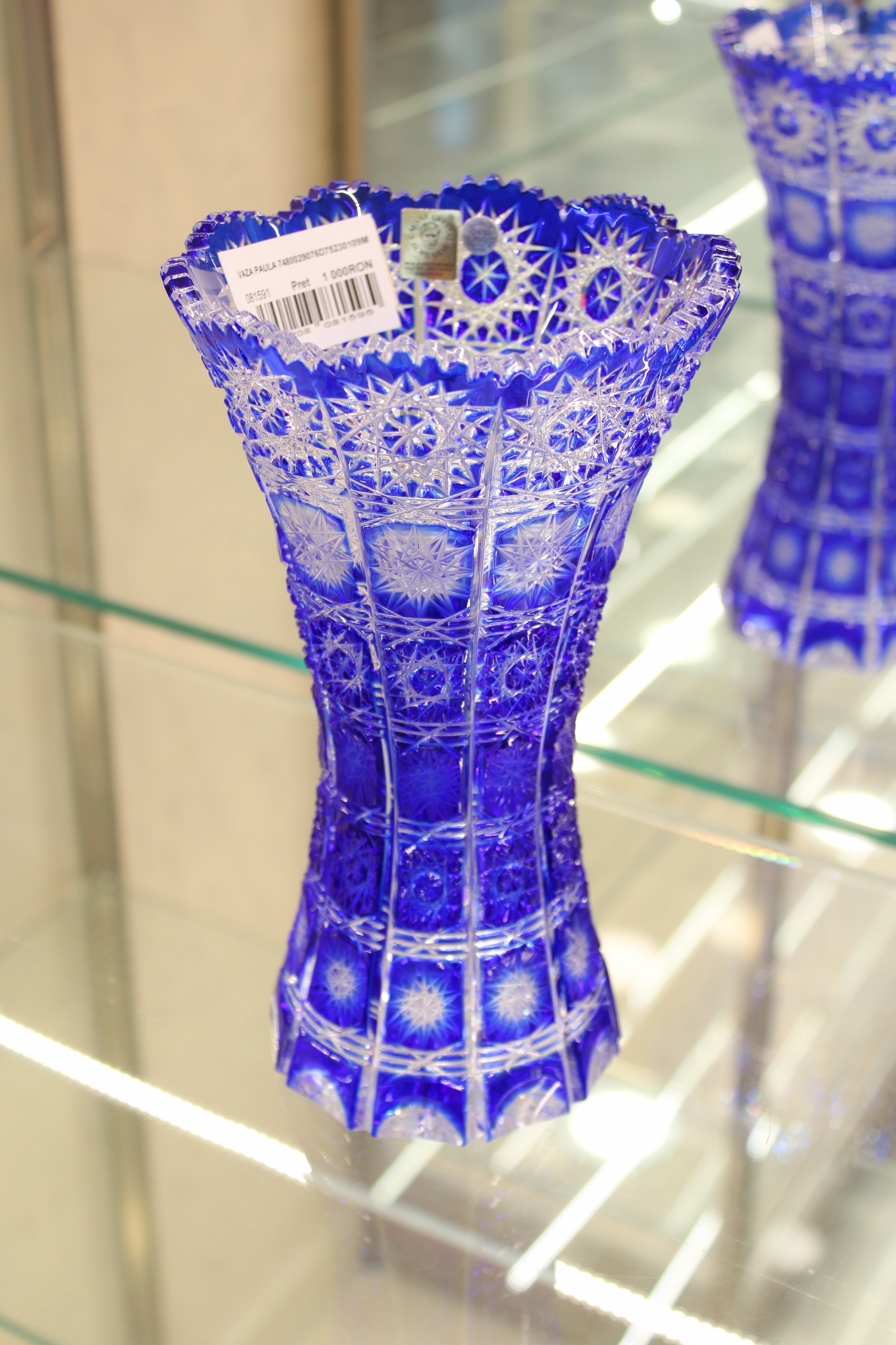 VAZA PAULA - 230mm - Albastru