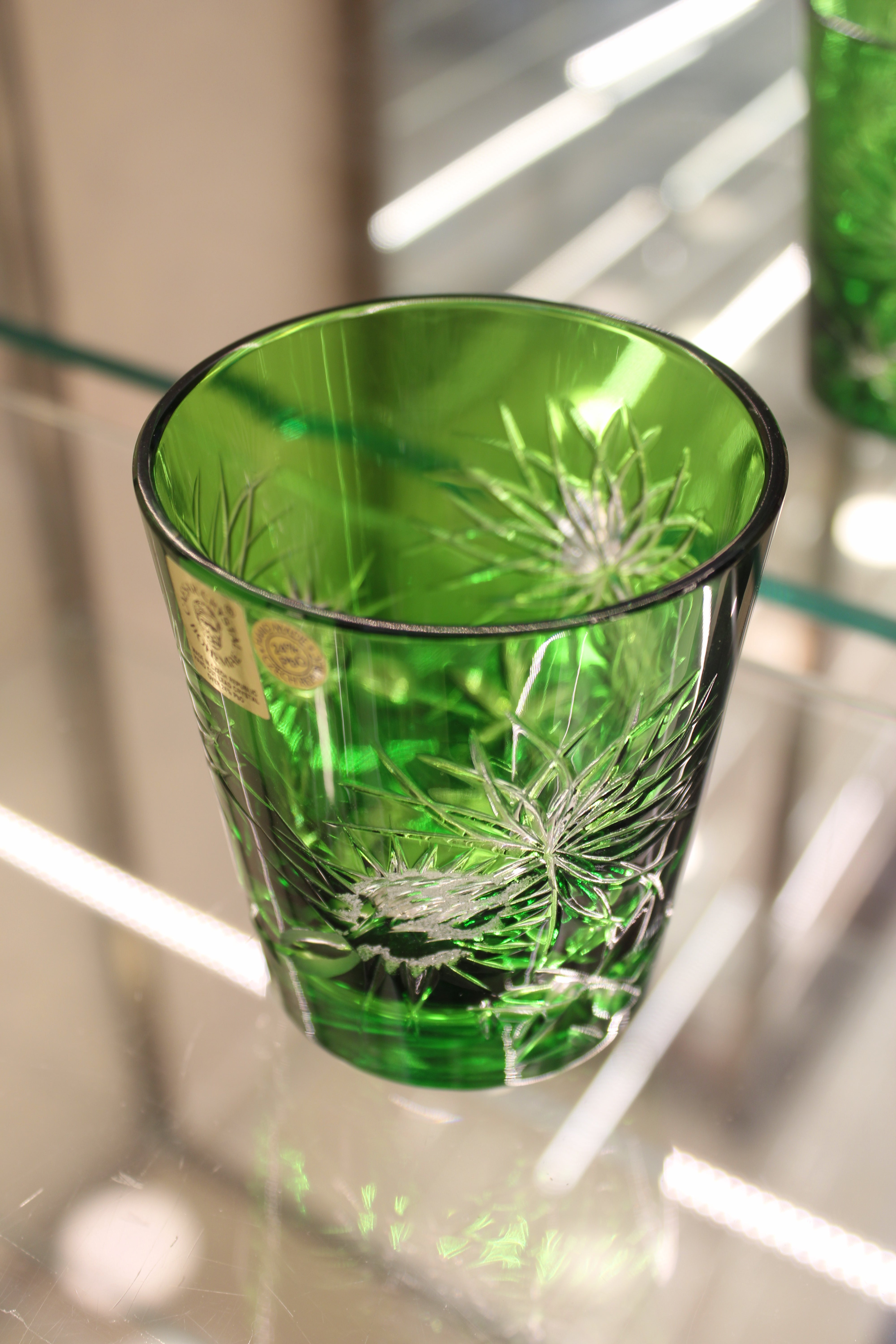 Pahar Fara Picior Thistle - 250 ml - verde