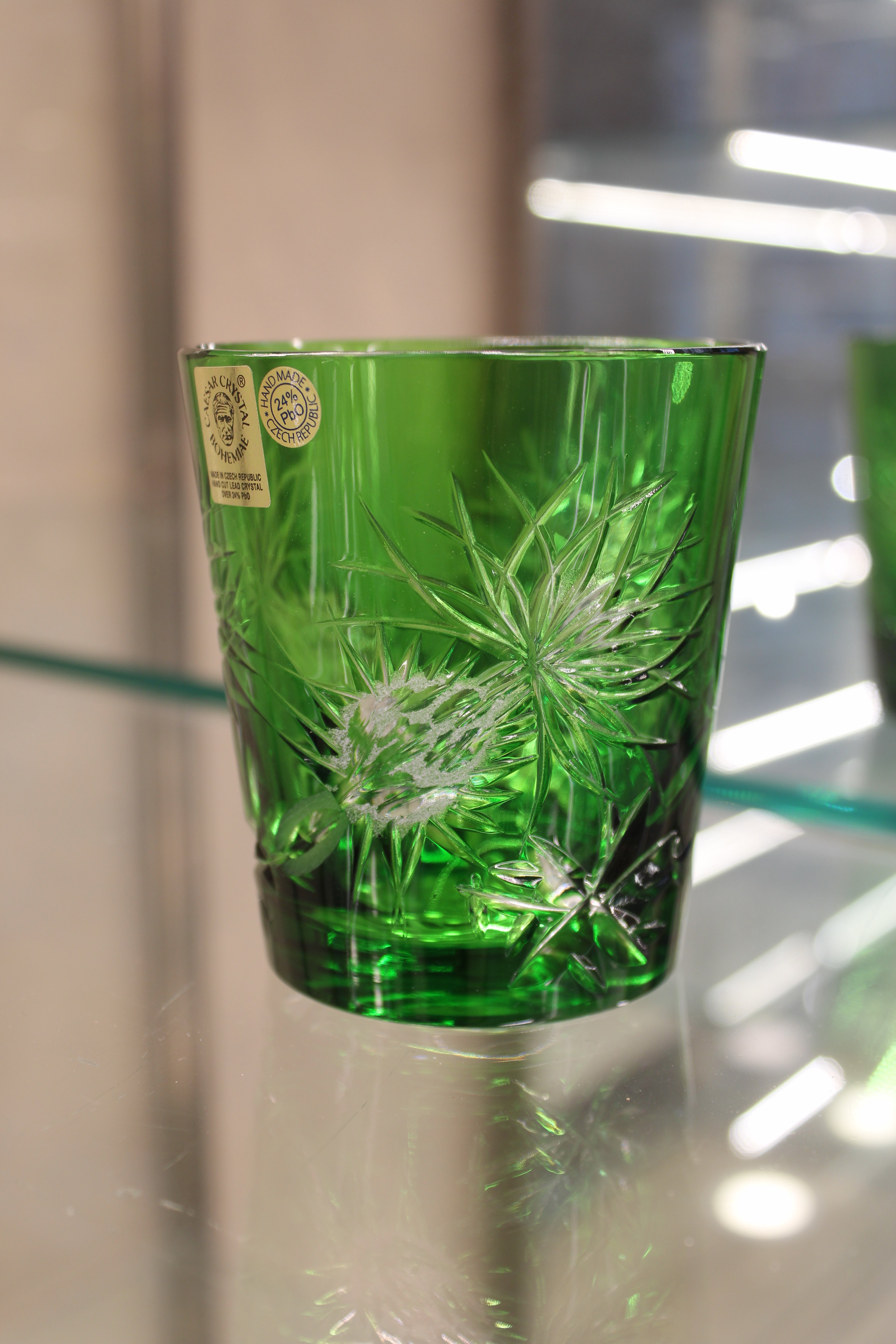 Pahar Fara Picior Thistle - 250 ml - verde