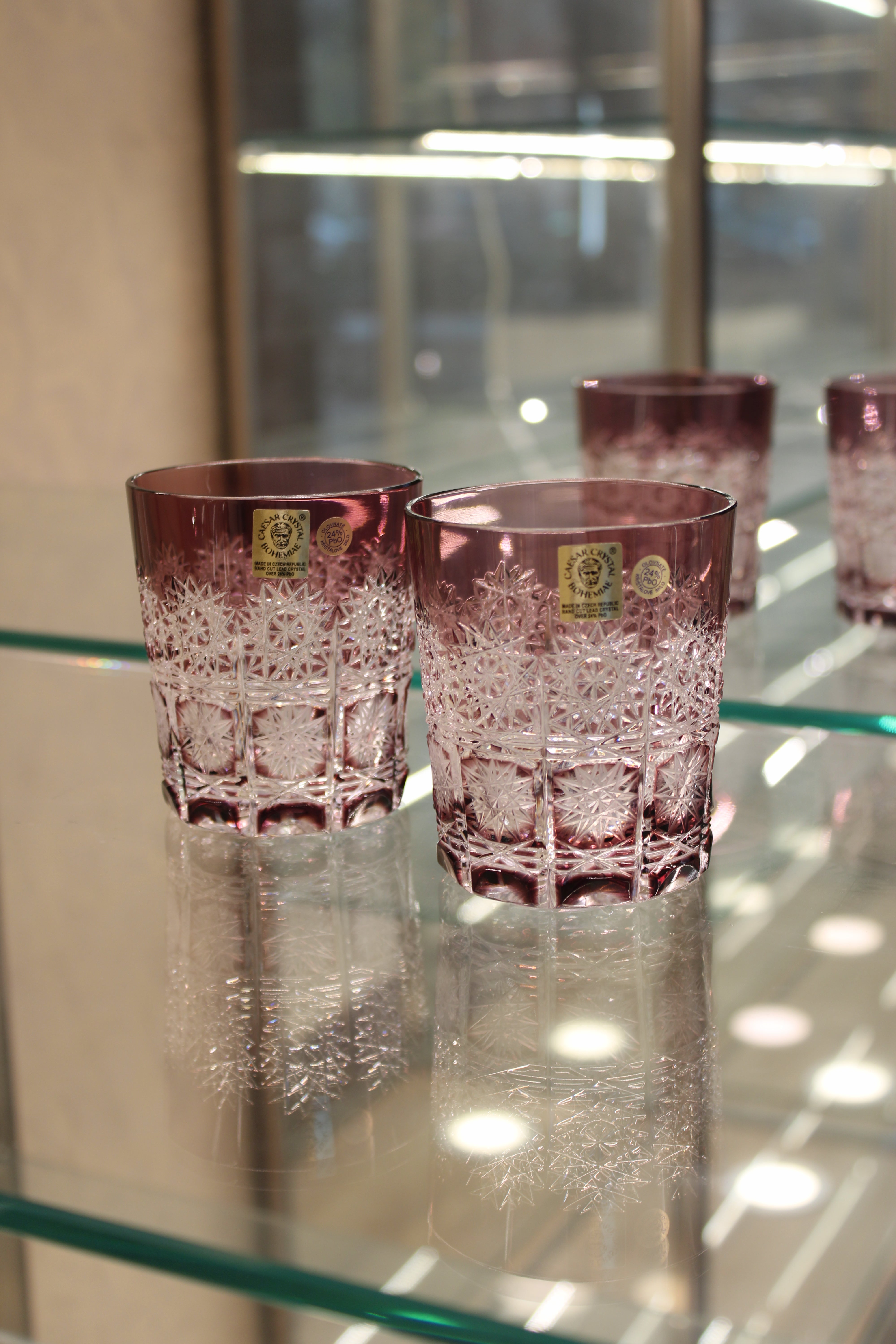 SET 2 PAHARE FARA PICIOR PAULA - 290ml - Violet