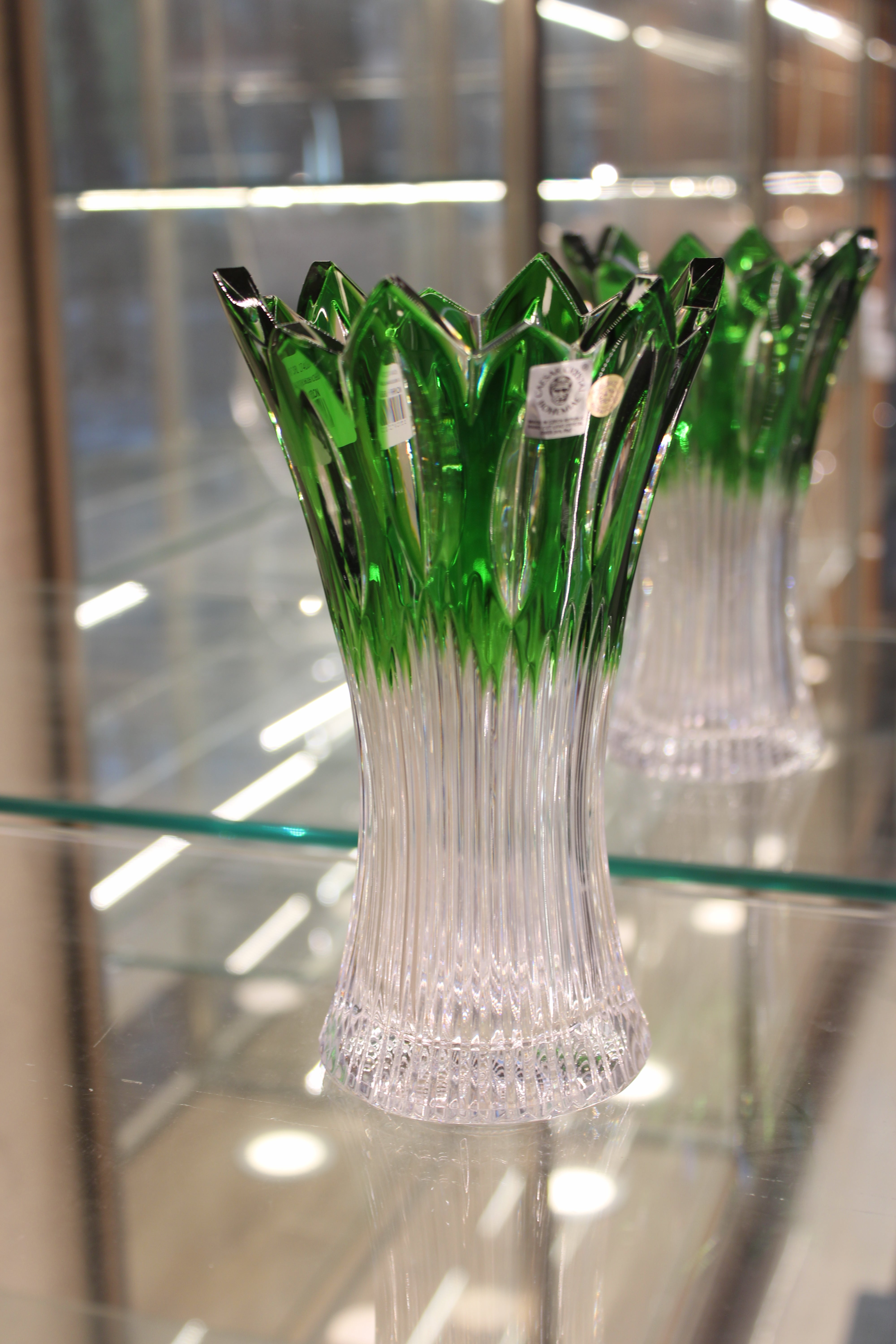 VAZA FLAME - 205mm - Verde