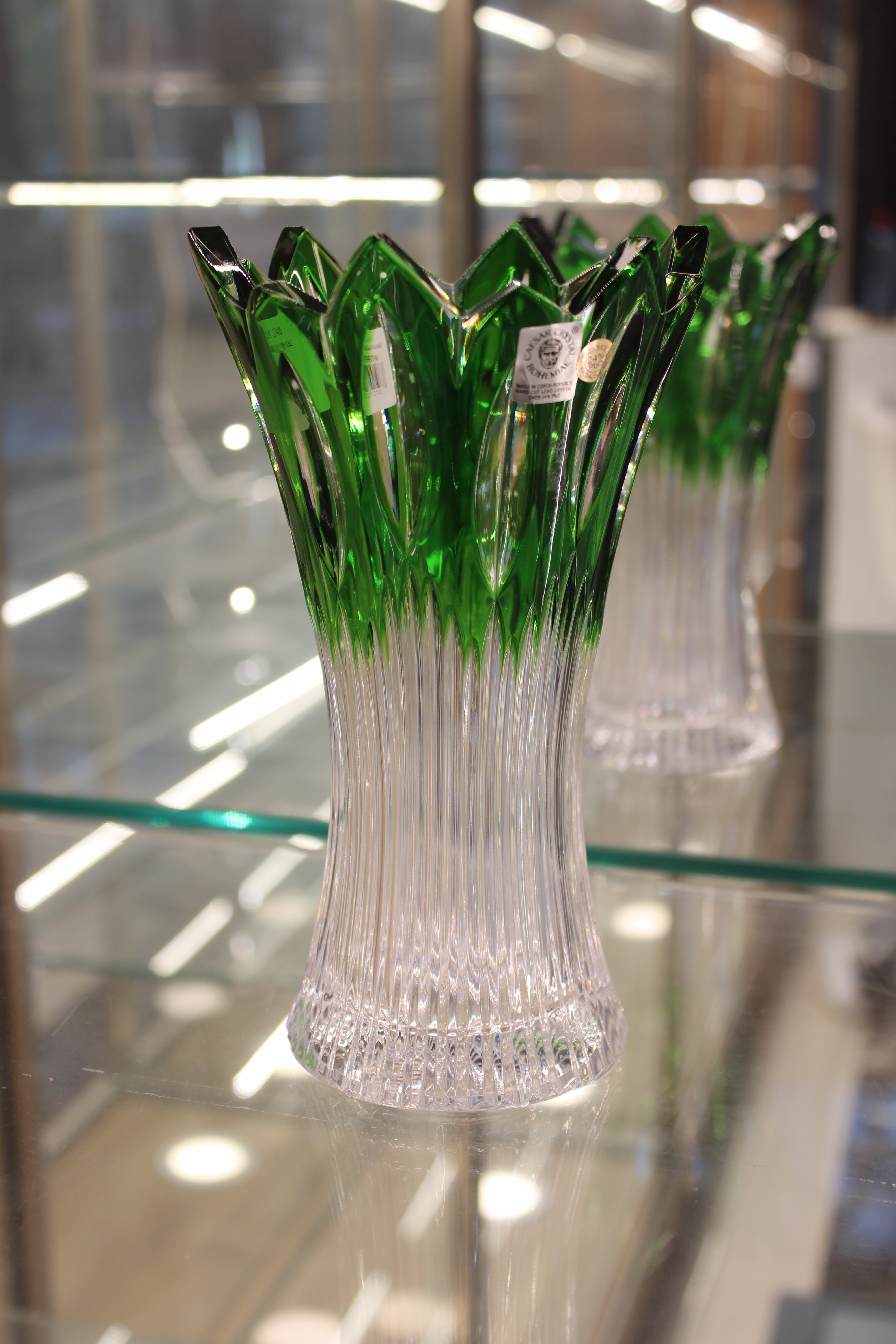 VAZA FLAME - 205mm - Verde