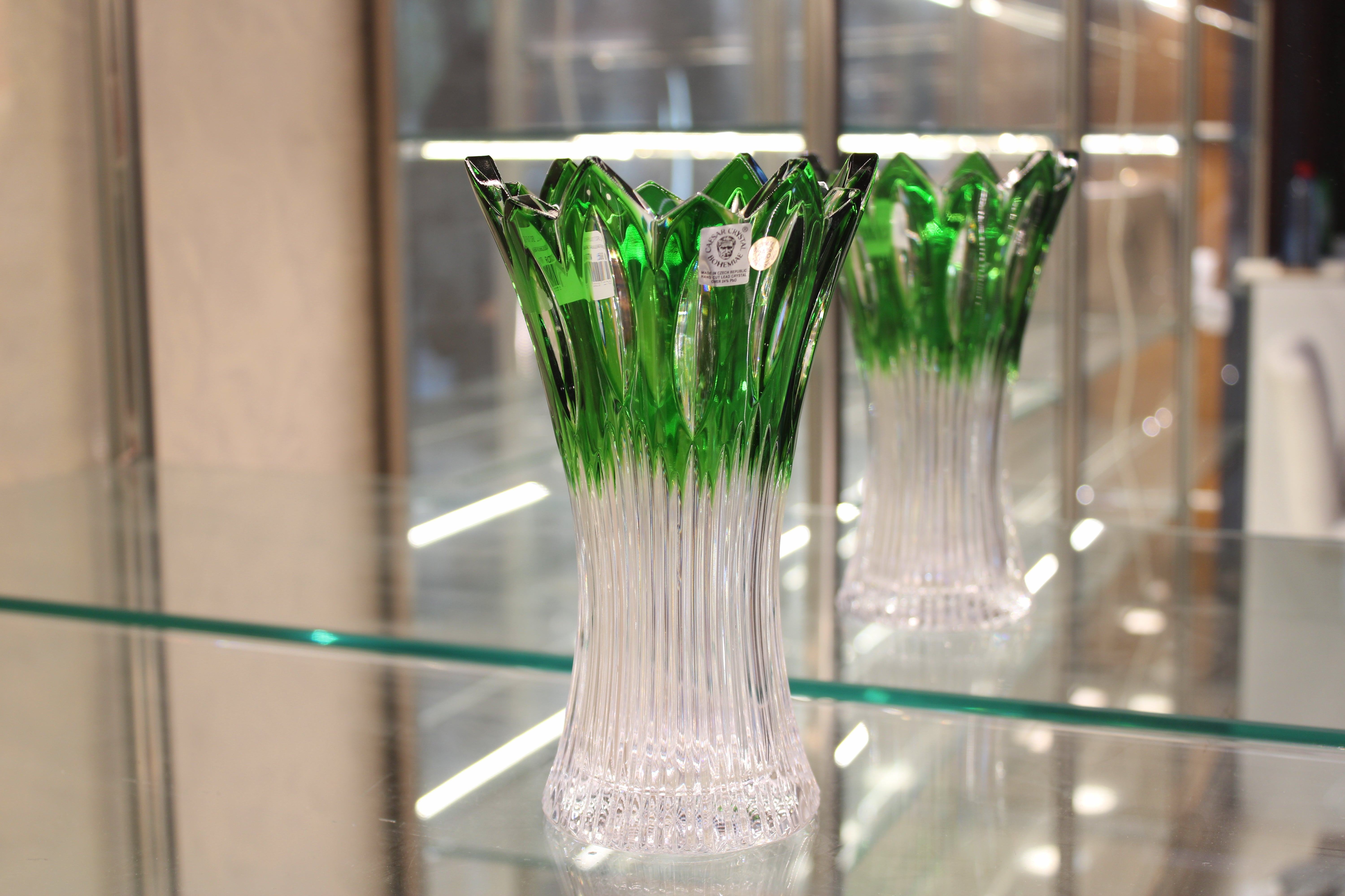 VAZA FLAME - 205mm - Verde