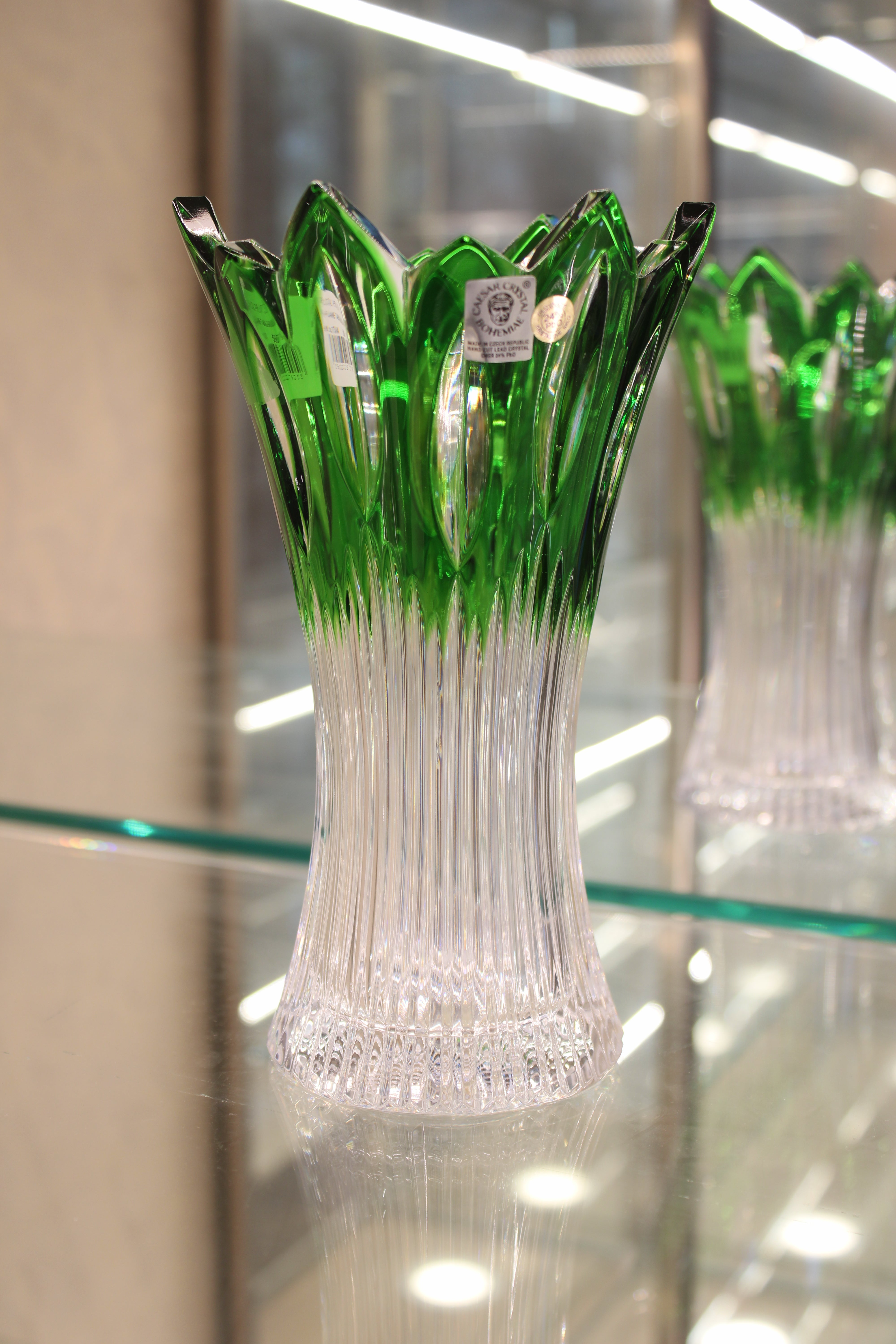 VAZA FLAME - 205mm - Verde
