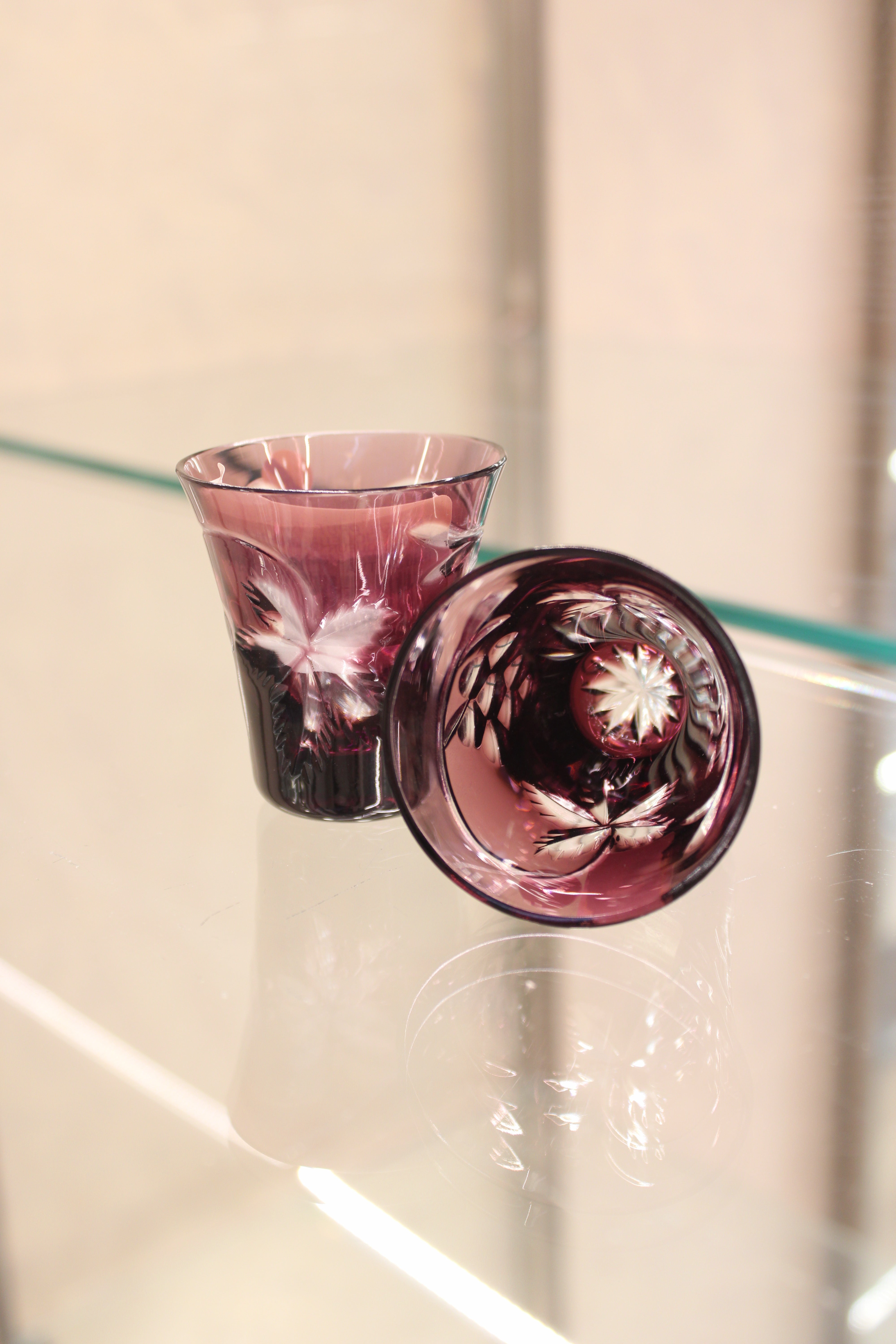 Set 2 Pahare Liqueur Grapes - 45 ml - violet