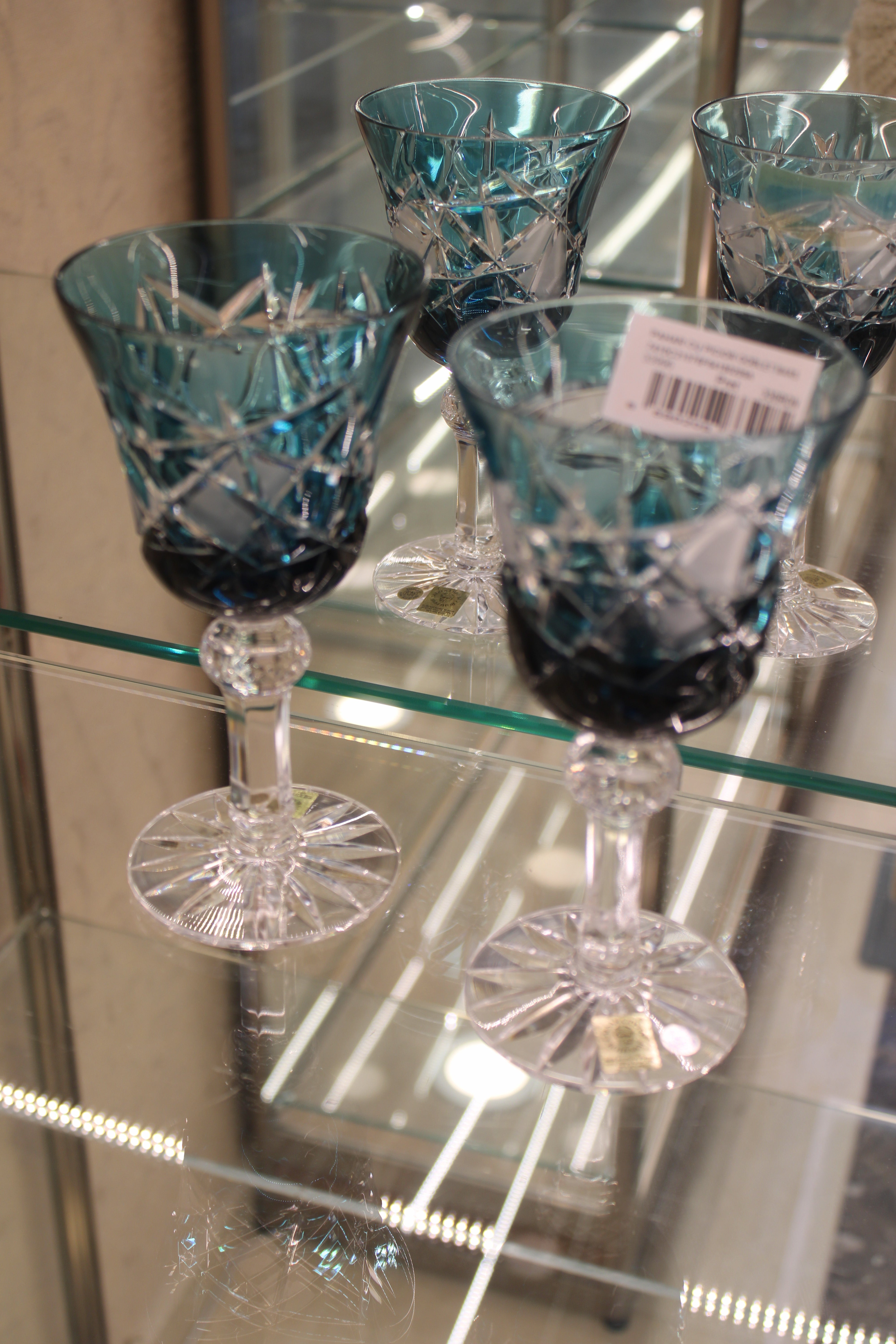 Set 2 Pahare Cu Picior Goblet Mars - 180 ml - azure