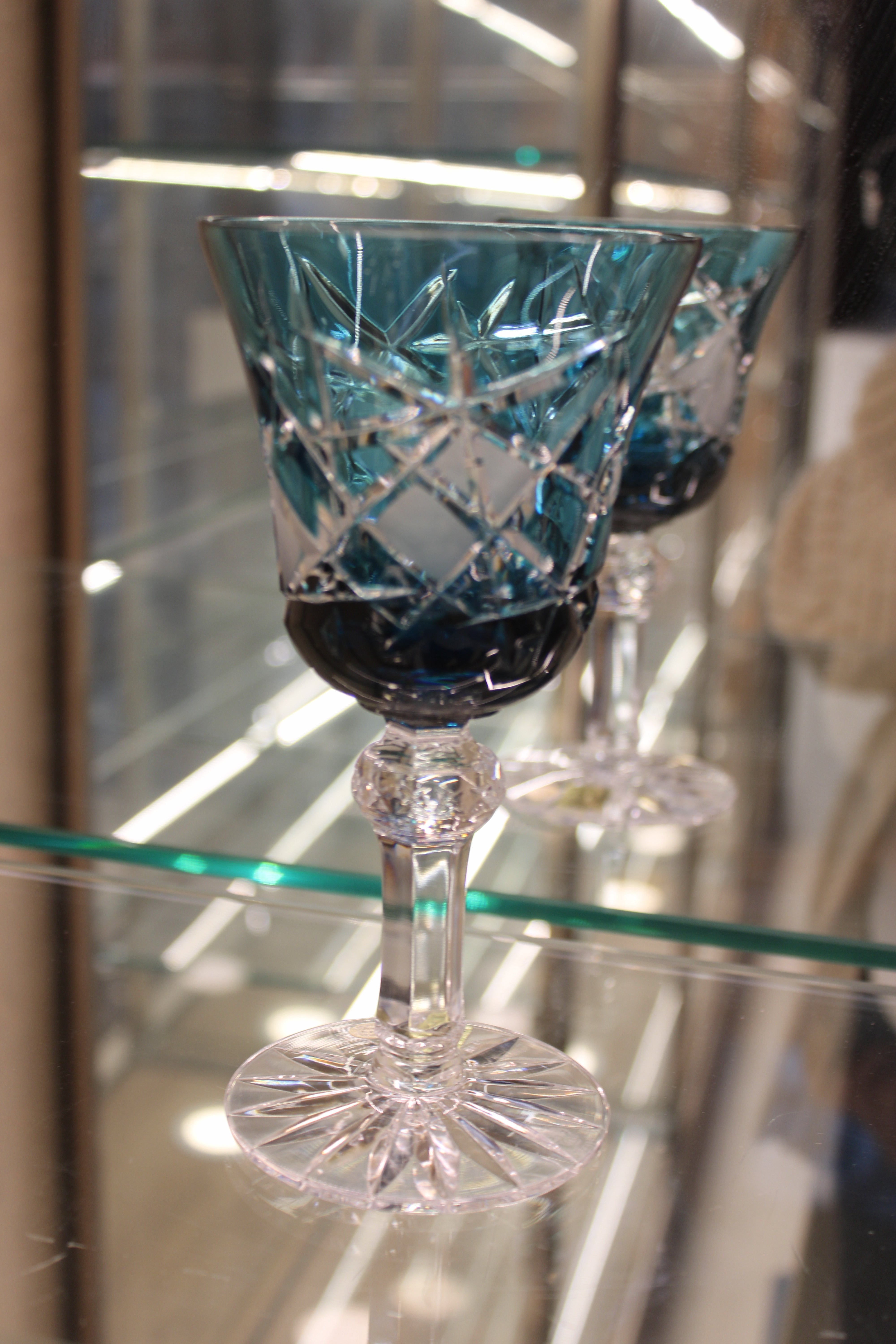 Set 2 Pahare Cu Picior Goblet Mars - 180 ml - azure